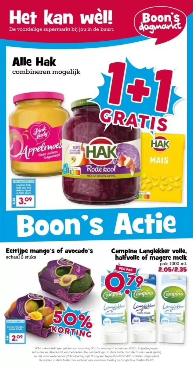 Boon's Markt folder – pagina 1