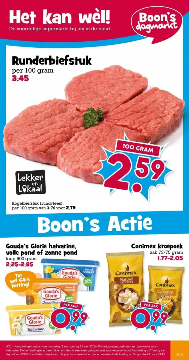 Boon's Markt folder – pagina 1