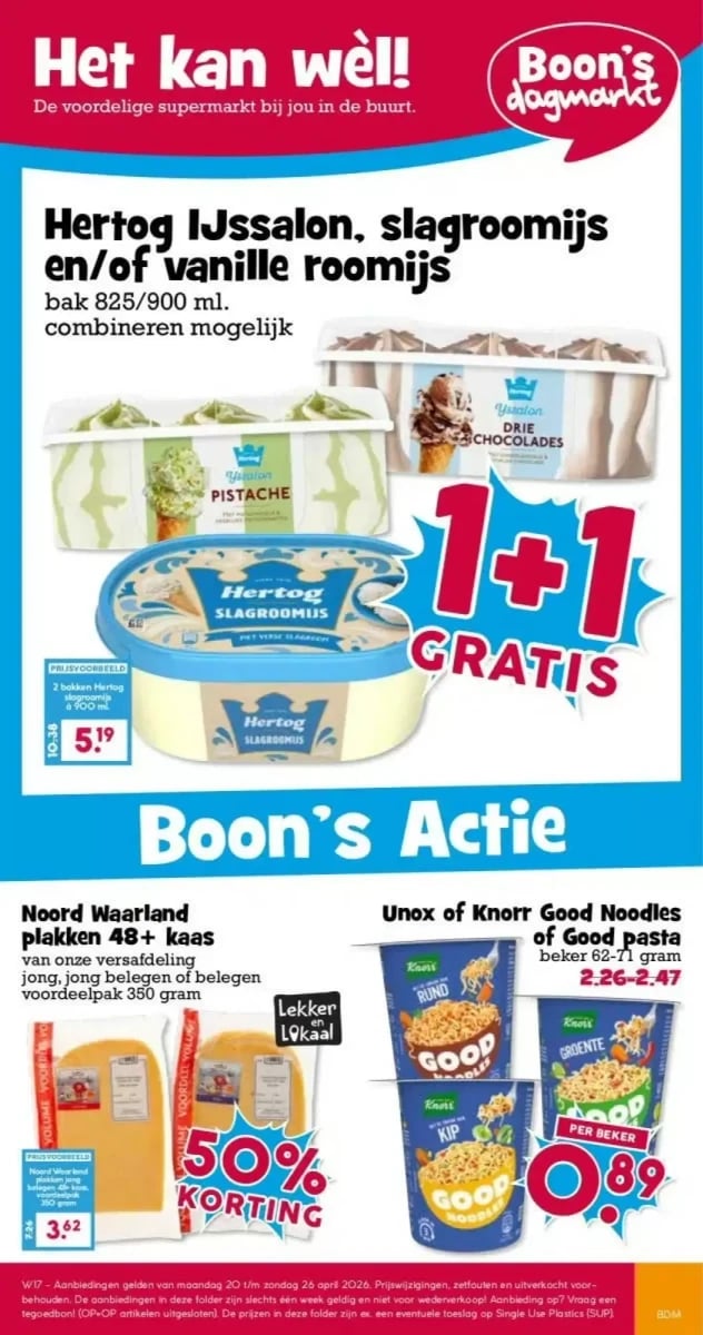 Boon's Markt folder – pagina 1