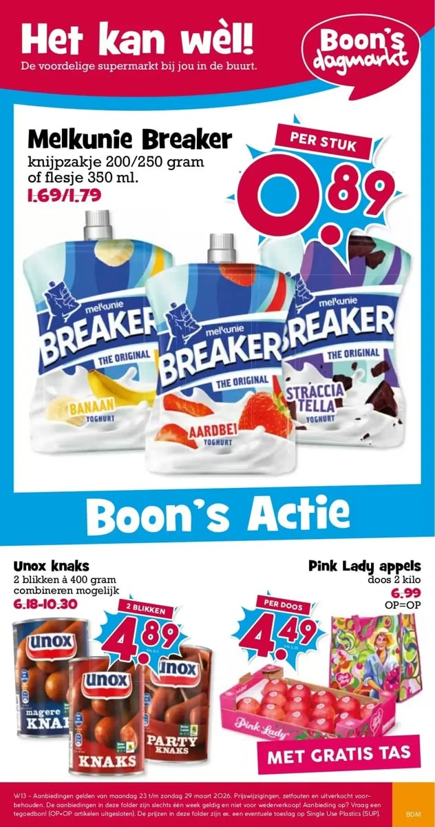 Boon's Markt folder – pagina 1