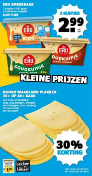 ERU SMEERKAAS aanbieding bij Boon's Markt – geldig van 26.01.2026 t/m 01.02.2026