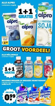 MELKUNIE BREAKER OF BREAKER DRINKYOGHURT aanbieding bij Boon's Markt – geldig van 26.01.2026 t/m 01.02.2026