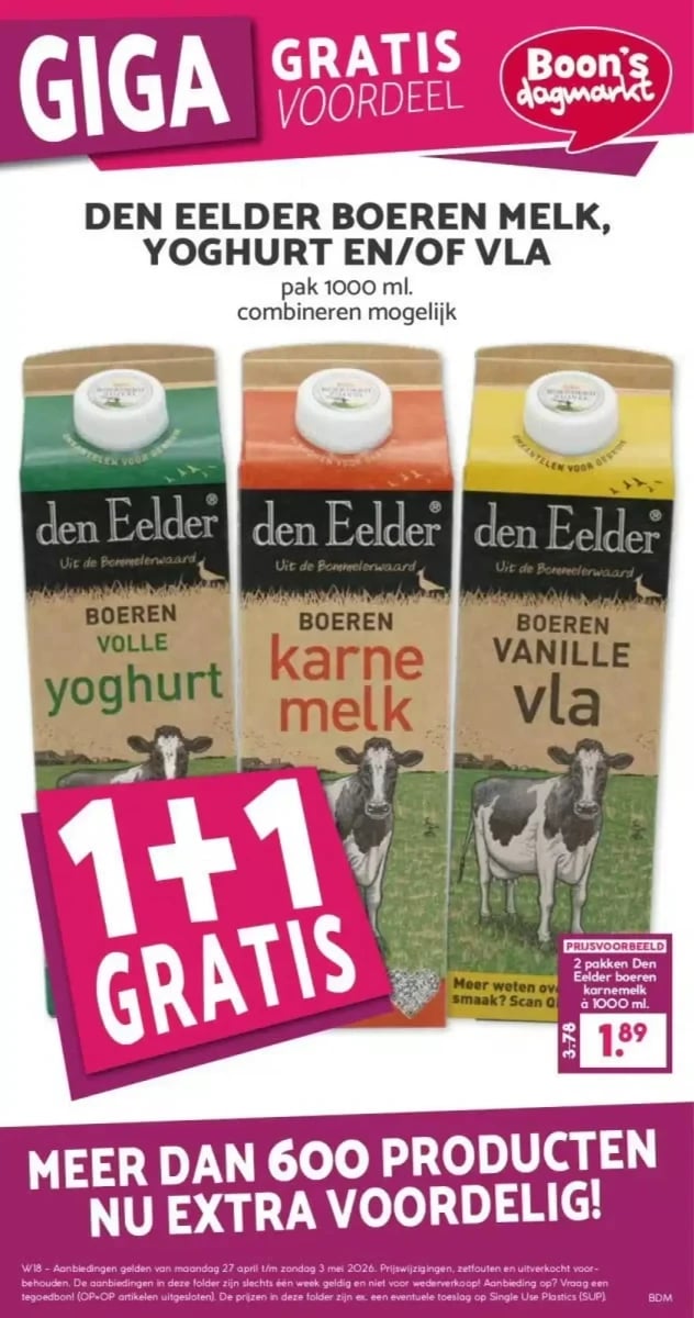 Boon's Markt folder – pagina 1