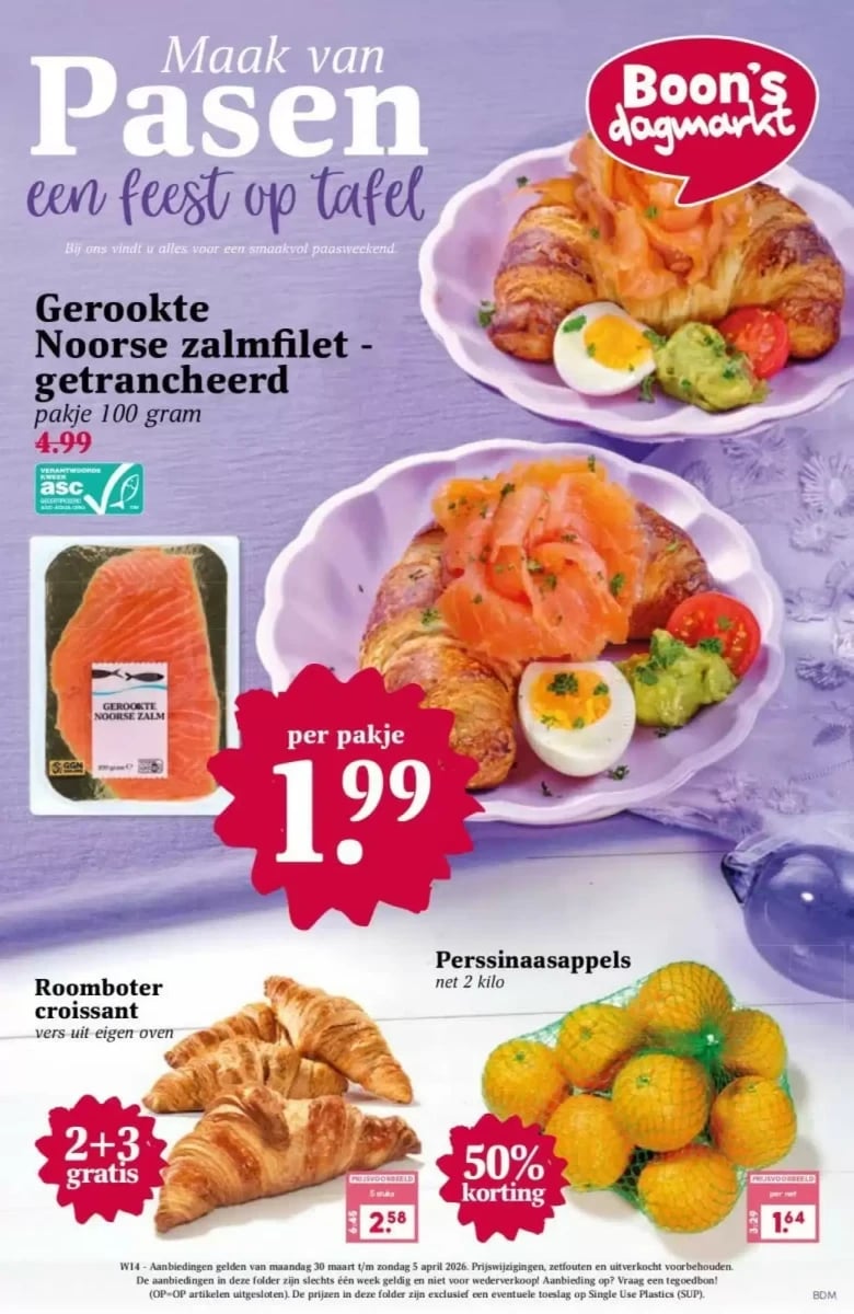 Boon's Markt folder – pagina 1