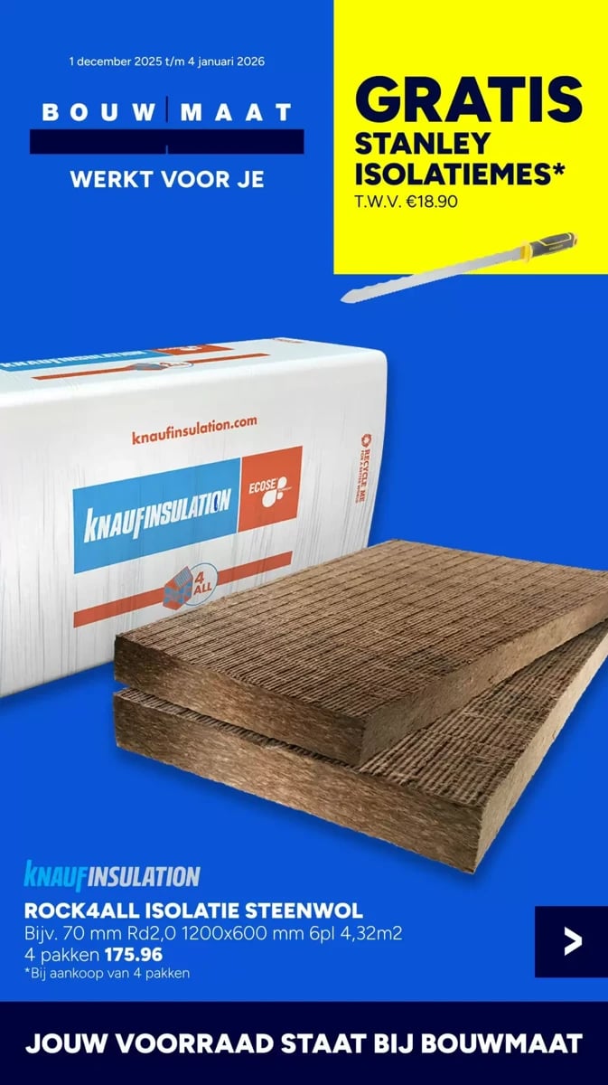Bouwmaat folder – pagina 1