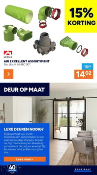 AIR EXCELLENT ASSORTIMENT aanbieding bij Bouwmaat – geldig van 09.02.2026 t/m 08.03.2026