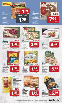 Mora Frikandellen oder Rindfleisch Kroketten aanbieding bij Combi – geldig van 15.12.2025 t/m 20.12.2025