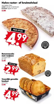 Bananencake met rozijnen aanbieding bij Coop – geldig van 02.02.2026 t/m 08.02.2026