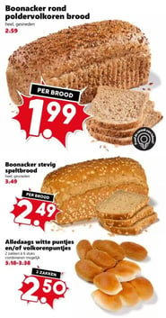 Alledaags witte puntjes en/of volkorenpuntjes aanbieding bij Coop – geldig van 16.02.2026 t/m 22.02.2026