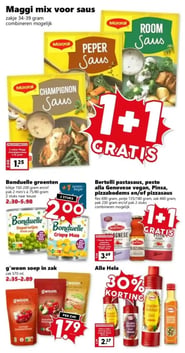 Bertolli pastasaus, pesto alla Genovese vegan, Pinsa, pizzabodems en/of pizzasaus aanbieding bij Coop – geldig van 16.02.2026 t/m 22.02.2026