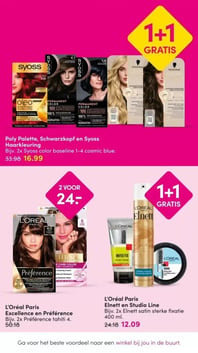 L'Oréal Paris Elnett en Studio Line aanbieding bij Da – geldig van 01.03.2026 t/m 08.03.2026