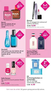 Bench aanbieding bij Da – geldig van 01.03.2026 t/m 08.03.2026