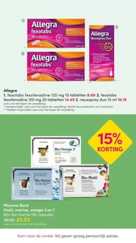 fexotabs fexofenadine 120 mg 10 tabletten aanbieding bij Da – geldig van 06.04.2026 t/m 12.04.2026