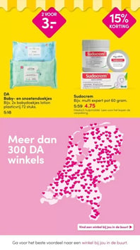 DA Baby- en snoetendoekjes aanbieding bij Da – geldig van 06.04.2026 t/m 12.04.2026