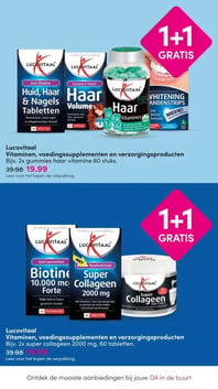 Lucovitaal Vitaminen, voedingssupplementen en verzorgingsproducten aanbieding bij Da – geldig van 06.04.2026 t/m 12.04.2026