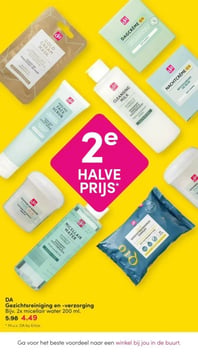 DA Gezichtsreiniging en -verzorging aanbieding bij Da – geldig van 06.04.2026 t/m 12.04.2026