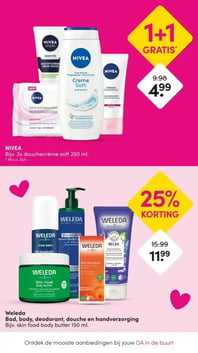 Weleda Bad, body, deodorant, douche en handverzorging aanbieding bij Da – geldig van 09.02.2026 t/m 22.02.2026