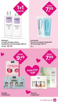 Kneipp Cadeauset aanbieding bij Da – geldig van 09.02.2026 t/m 22.02.2026