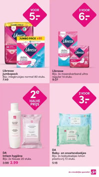 Libresse Jumbopack aanbieding bij Da – geldig van 09.02.2026 t/m 22.02.2026