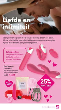 EasyToys bullit play vibrator small aanbieding bij Da – geldig van 09.02.2026 t/m 22.02.2026