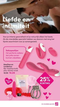 EasyToys bullit play vibrator small. aanbieding bij Da – geldig van 15.02.2026 t/m 22.02.2026