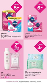 Libresse aanbieding bij Da – geldig van 15.02.2026 t/m 22.02.2026