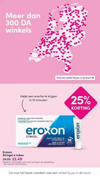 Eroxon Stimgel 4 tubes aanbieding bij Da – geldig van 15.02.2026 t/m 22.02.2026