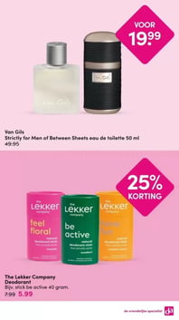 Van Gils Strictly for Men of Between Sheets eau de toilette 50 ml aanbieding bij Da – geldig van 15.02.2026 t/m 22.02.2026