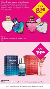 Lipsy Bijv. Royal Garnet eau de toilette 30 ml. aanbieding bij Da – geldig van 15.02.2026 t/m 22.02.2026