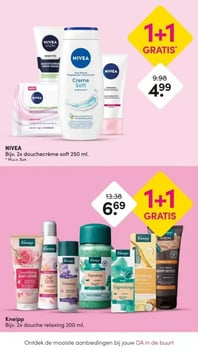 Kneipp Bijv. 2x douche relaxing 200 ml. aanbieding bij Da – geldig van 15.02.2026 t/m 22.02.2026