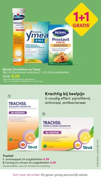 Bional, Davitamon en Ymea aanbieding bij Da – geldig van 26.01.2026 t/m 08.02.2026