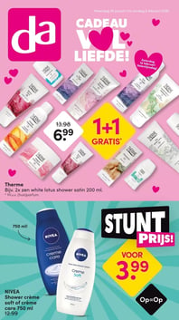 NIVEA Shower crème soft of crème care 750 ml aanbieding bij Da – geldig van 26.01.2026 t/m 08.02.2026