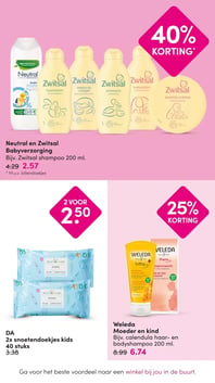 DA 2x snoetendoekjes kids 40 stuks aanbieding bij Da – geldig van 26.01.2026 t/m 08.02.2026