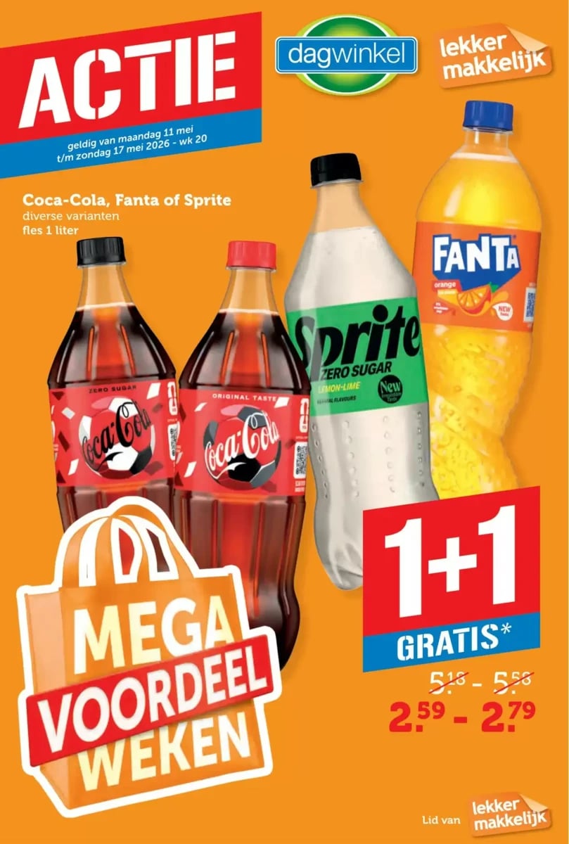 Dagwinkel folder – pagina 1