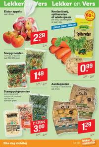 Knolselderij, spliterwten of winterpeen aanbieding bij Dagwinkel – geldig van 26.01.2026 t/m 01.02.2026