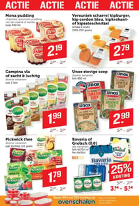 Versuniek scharrel kipburger, kip cordon bleu, kipkrokant- of kipsatéschnitzel schaal 2 stuks (200-250 gram) aanbieding bij Dagwinkel – geldig van 26.01.2026 t/m 01.02.2026