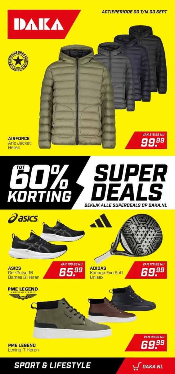 Daka Sport folder – pagina 1
