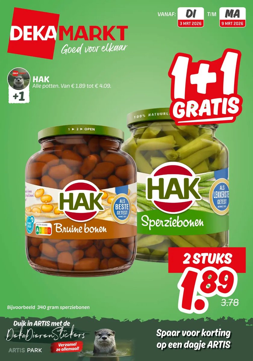 Dekamarkt folder – pagina 1
