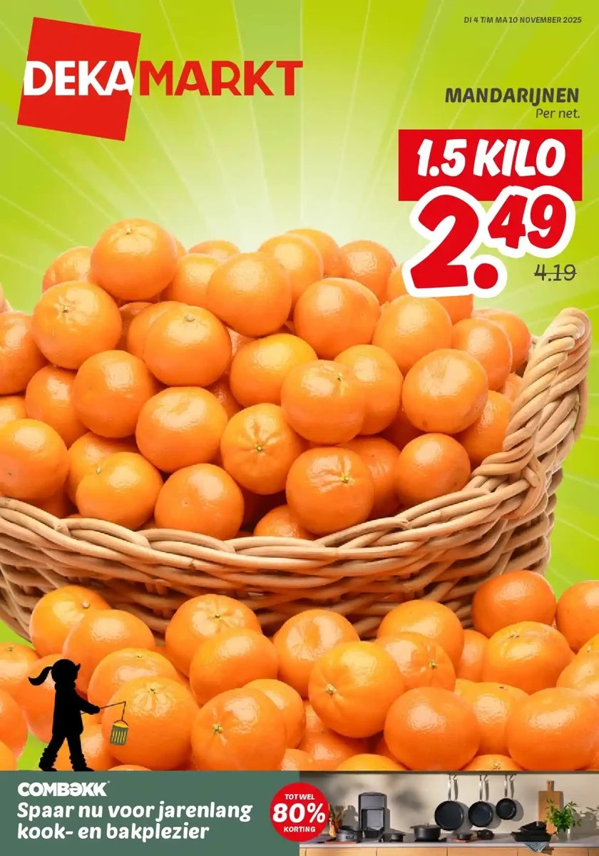 Dekamarkt folder – pagina 1