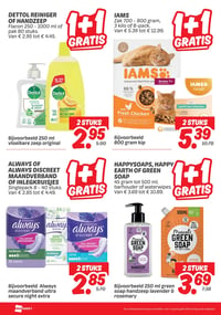 ALWAYS OF ALWAYS DISCREET MAANDVERBAND OF INLEGKRUISJES aanbieding bij Dekamarkt – geldig van 07.04.2026 t/m 13.04.2026