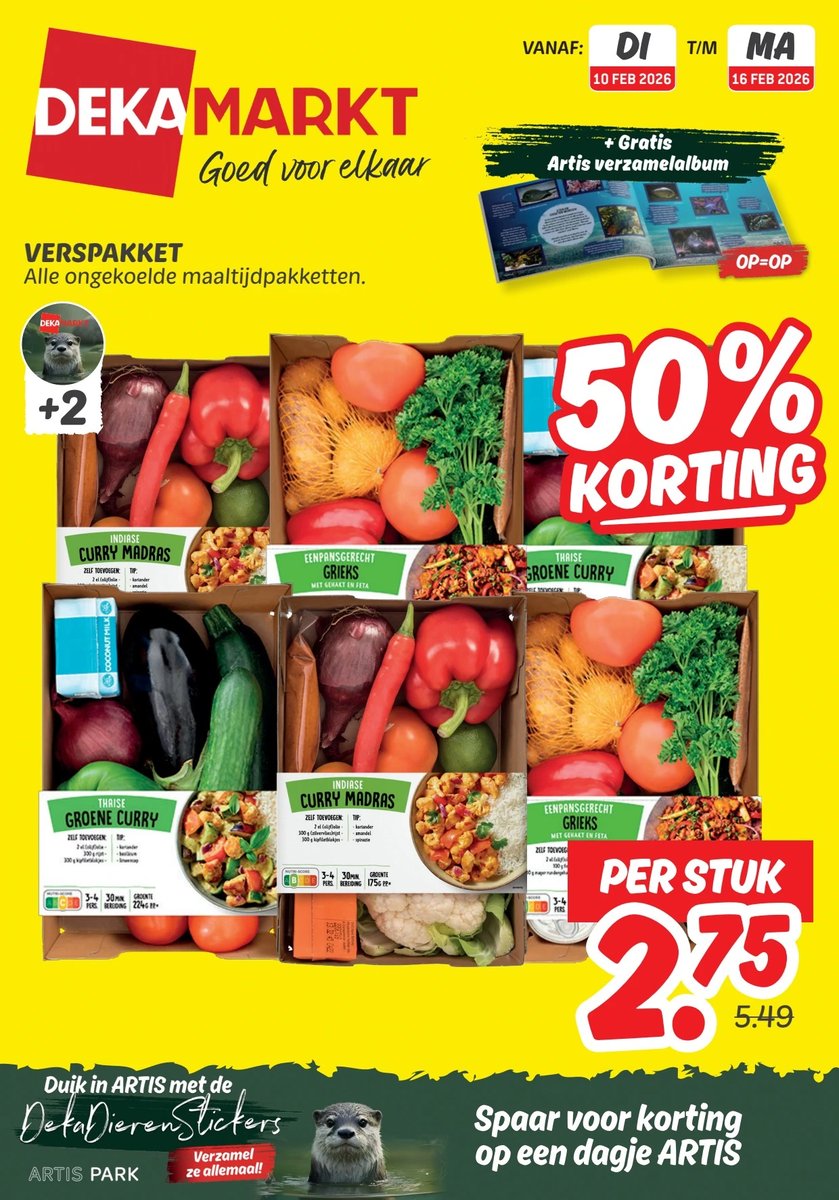 Dekamarkt folder – pagina 1