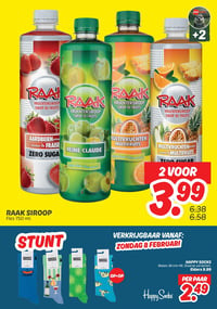 RAAK SIROOP aanbieding bij Dekamarkt – geldig van 10.02.2026 t/m 16.02.2026