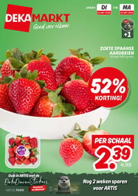 ZOETE SPAANSE AARDBEIEN aanbieding bij Dekamarkt – geldig van 10.03.2026 t/m 16.03.2026