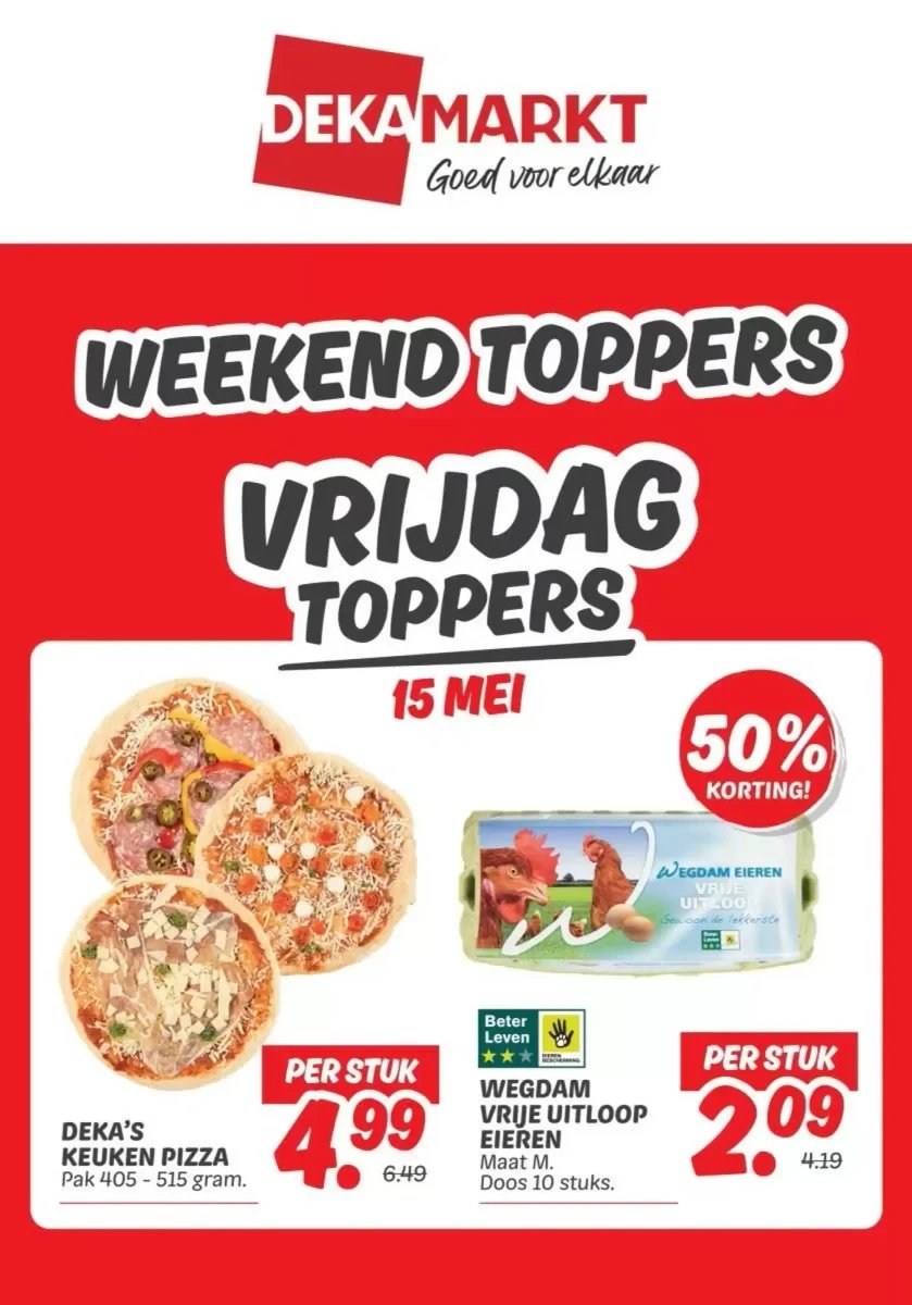 Dekamarkt folder – pagina 1