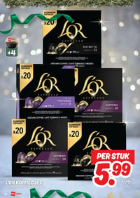 L'OR KOFFIECUPS aanbieding bij Dekamarkt – geldig van 16.12.2025 t/m 26.12.2025