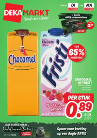 CHOCOMEL OF FRISTI aanbieding bij Dekamarkt – geldig van 17.02.2026 t/m 23.02.2026