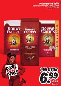 Douwe Egberts koffie Aroma rood of Décafé aanbieding bij Dekamarkt – geldig van 20.01.2026 t/m 26.01.2026