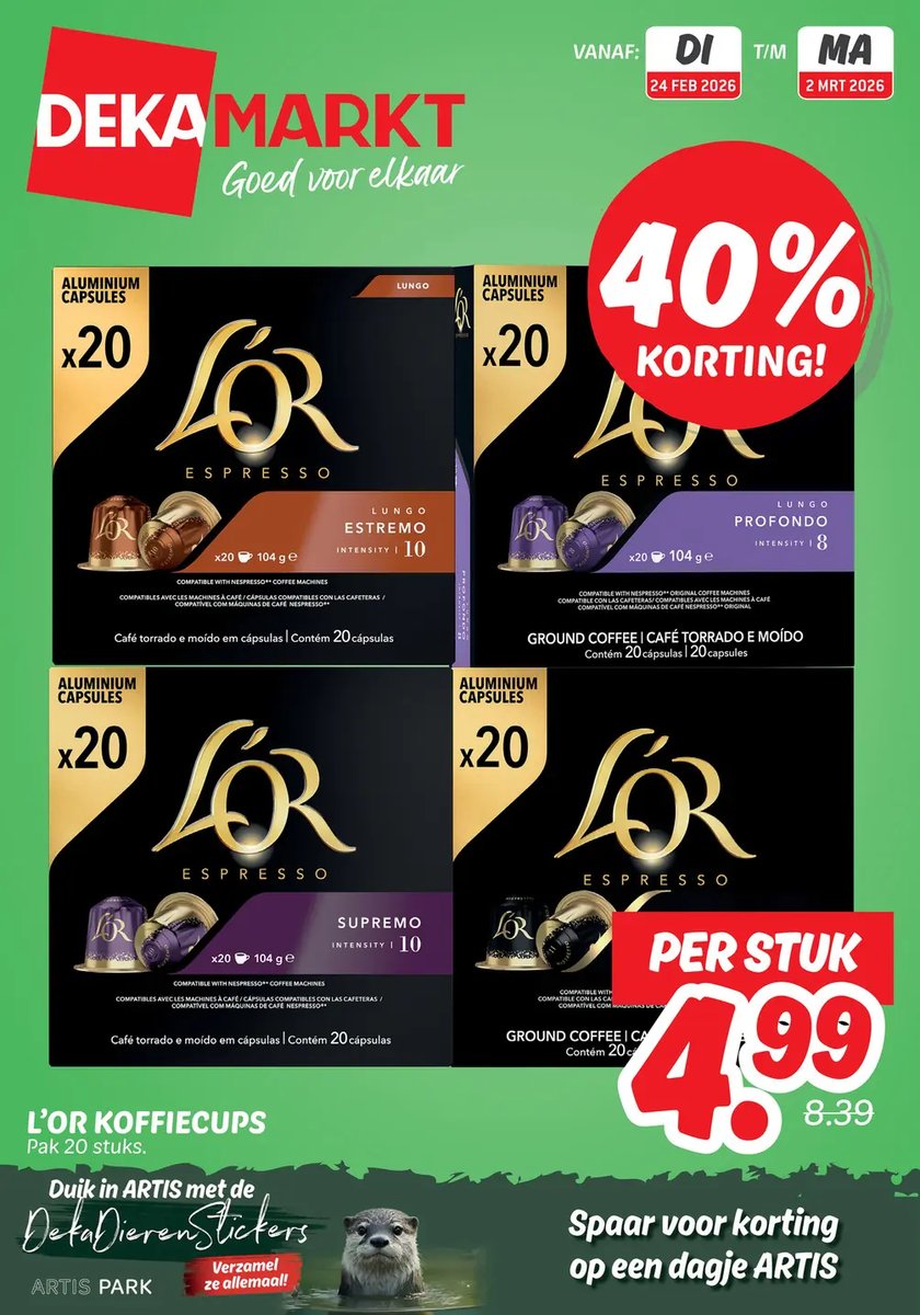 Dekamarkt folder – pagina 1