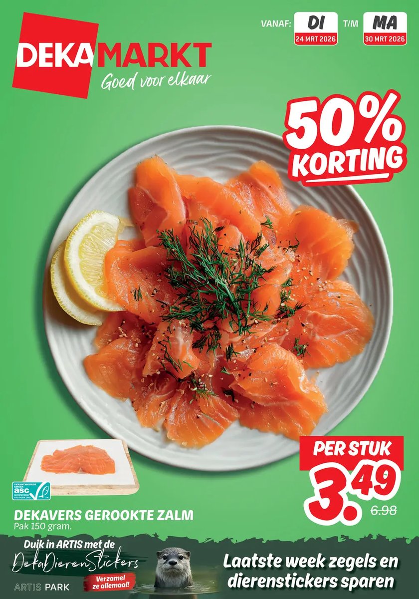 Dekamarkt folder – pagina 1