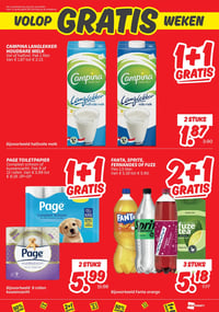 CAMPINA LANGLEKKER HOUDBARE MELK aanbieding bij Dekamarkt – geldig van 24.03.2026 t/m 30.03.2026